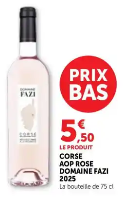 Bi1 Corse aop rose domaine fazi 2025 offre