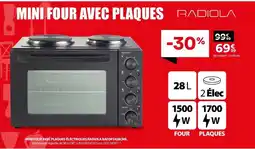 BUT Radiola - mini four avec plaques offre