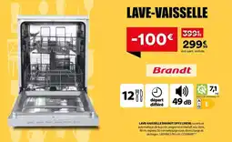 BUT Brandt - lave-vaisselle benott df 130w + couette offre