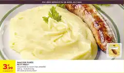 Intermarché Express Saucisse purée petit prix offre