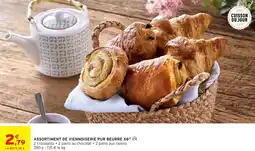 Intermarché Express Assortiment de viennoiserie pur beurre x6 offre