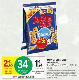 Intermarché Express Monster munch original offre