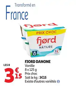 Auchan Supermarché Fjord danone offre