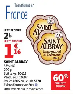 Auchan Supermarché Saint albray offre