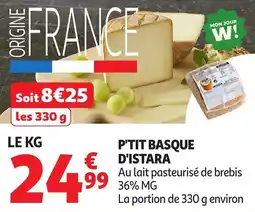 Auchan Supermarché P'tit basque d'istara offre