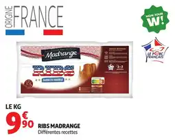 Auchan Supermarché Ribs madrange offre