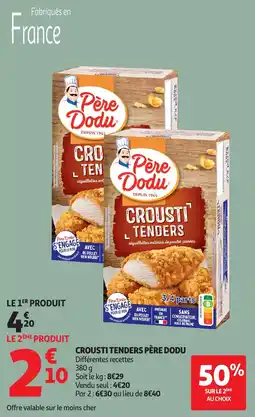Auchan Supermarché Crousti tenders père dodu offre