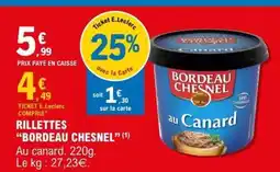 E.Leclerc RILLETTES “BORDEAU CHESNEL” offre