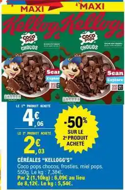 E.Leclerc Cereales Kellogg's offre