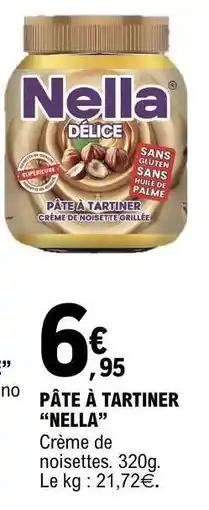 E.Leclerc PÂTE À TARTINER “NELLA” offre