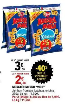 E.Leclerc Monster Munch Vico offre