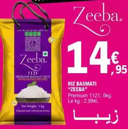 E.Leclerc RIZ BASMATI ZEEBA offre