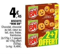 E.Leclerc BISCUITS 'MINI BN' offre