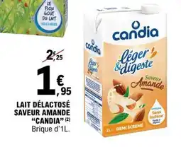 E.Leclerc LAIT DÉLACTOSÉ SAVEUR AMANDE “CANDIA” offre