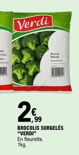 E.Leclerc BROCOLIS SURGELÉS “VERDI” offre