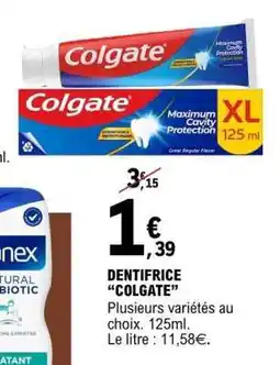 E.Leclerc Dentifrice Colgate offre