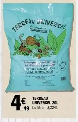 E.Leclerc TERREAU UNIVERSEL 20L offre