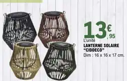 E.Leclerc LANTERNE SOLAIRE CIDDECO offre