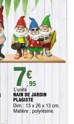 E.Leclerc NAIN DE JARDIN PLAGISTE offre