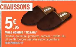 E.Leclerc MULE HOMME TISSAIA offre