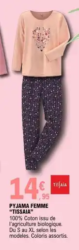 E.Leclerc PYJAMA FEMME “TISSAIA” offre