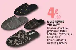 E.Leclerc MULE FEMME 'TISSAIA' offre