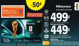 E.Leclerc Hisense TV Mini LED 55U7Q 55 (POUCES) 139 CM offre