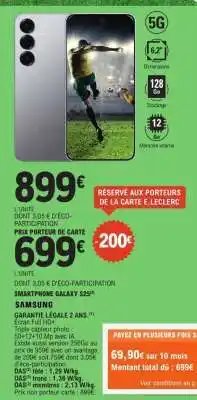 E.Leclerc Smartphone Galaxy S23 offre
