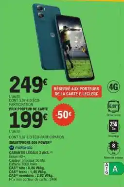 E.Leclerc Smartphone G06 Power offre