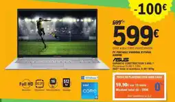 E.Leclerc PC PORTABLE VIVOBOOK X1700VA-AU59W offre
