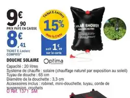 E.Leclerc DOUCHE SOLAIRE offre
