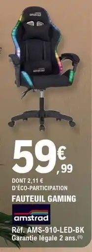 E.Leclerc FAUTEUIL GAMING offre