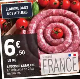 E.Leclerc SAUCISSE CATALANE offre