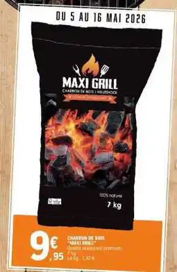 E.Leclerc CHARBON DE BOIS MAXI GRILL offre