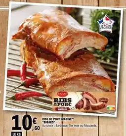 E.Leclerc RIBS DE PORC MARINÉ BIGARD offre