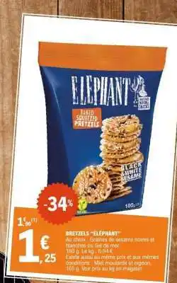 E.Leclerc Bretzels ELEPHANT offre
