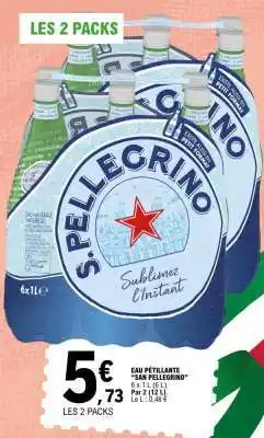 E.Leclerc Eau Pétillante 'San Pellegrino' offre