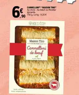 E.Leclerc CANNELLONI “MAISON TINO” offre