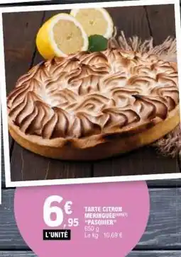 E.Leclerc Tarte Citron Meringuée Pasquier offre