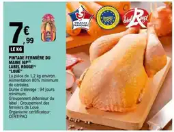E.Leclerc PINTADE FERMIÈRE DU MAINE IGP LABEL ROUGE LOUÉ offre