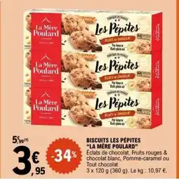 E.Leclerc BISCUITS LES PÉPITES “LA MÈRE POULARD” offre