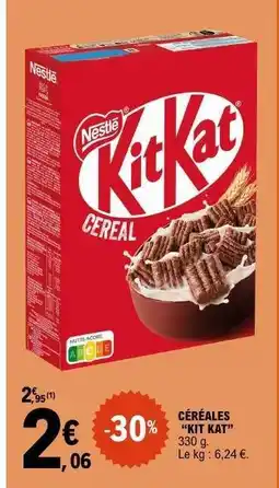 E.Leclerc CÉRÉALES KIT KAT offre