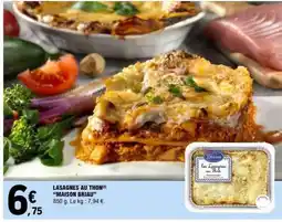 E.Leclerc Lasagnes Au Thon Maison Briau offre