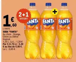 E.Leclerc Soda 'Fanta' offre