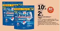 E.Leclerc Tablettes Lave Vaisselle Finish offre