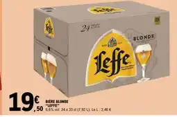 E.Leclerc Bière Blonde Leffe offre
