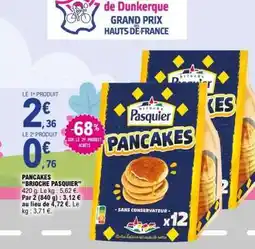 E.Leclerc Pancakes 'Brioche Pasquier' offre