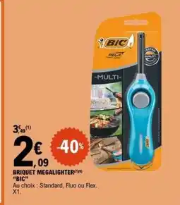 E.Leclerc BRIQUET MEGALIGHTER BIC offre