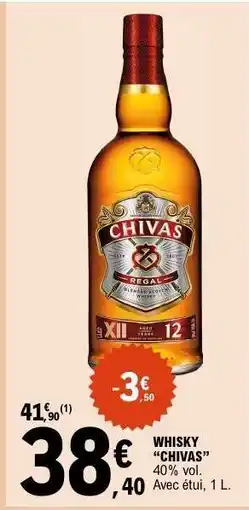 E.Leclerc WHISKY CHIVAS offre