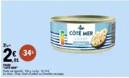 E.Leclerc CRABE “CÔTÉ MER” offre